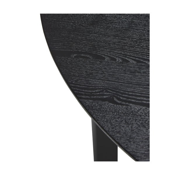 Must ümmargune söögilaud ø 120 cm Fjord - Hübsch-image-3