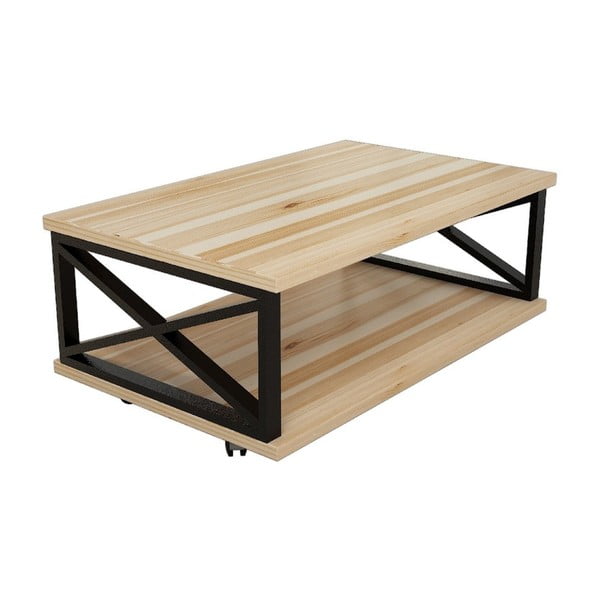 Konferenční stolek z borovicového dřeva Yuso Silverbirch