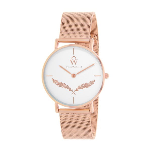 Dámské hodinky s řemínkem ve světle růžové barvě Olivia Westwood Kulia