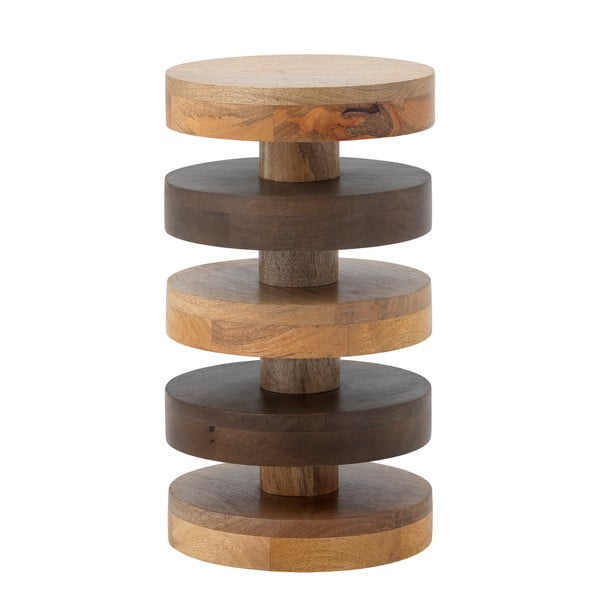 Ümmargune mangopuidust hoiulaud ø 25 cm Franka - Bloomingville