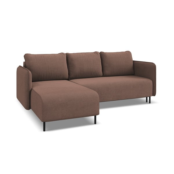 Roosa diivanvoodi hoiunurgaga diivan (vasakpoolne nurk) Luana - Makamii-image-4