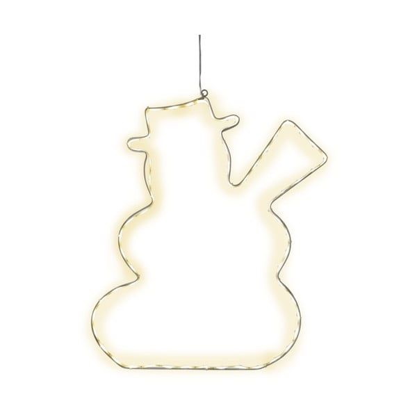 Riputatav LED-dekoratsioon Lumiwall Snowman, kõrgus 50 cm - Star Trading