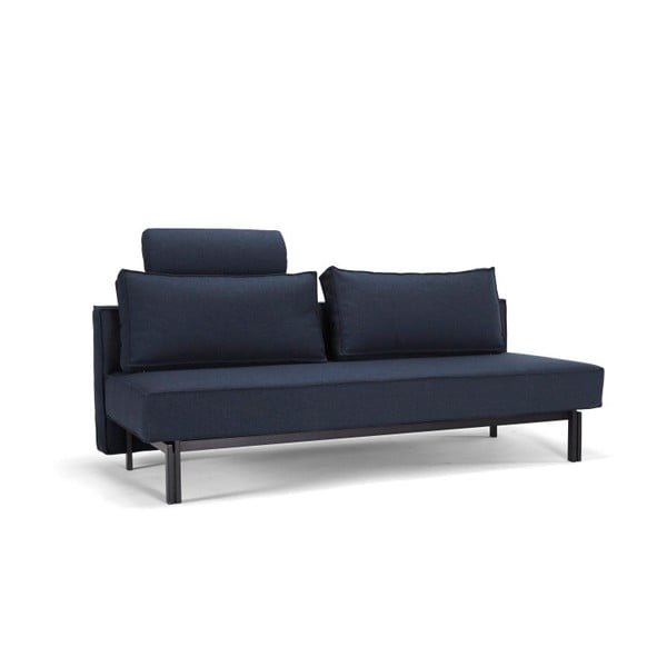 Tmavě modrá rozkládací pohovka Innovation Sly Sofa Bed Mixed Dance Blue
