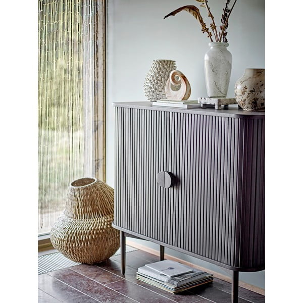 Kreemjas käsitsi valmistatud kivivara vaas Spikey - Bloomingville-image-3