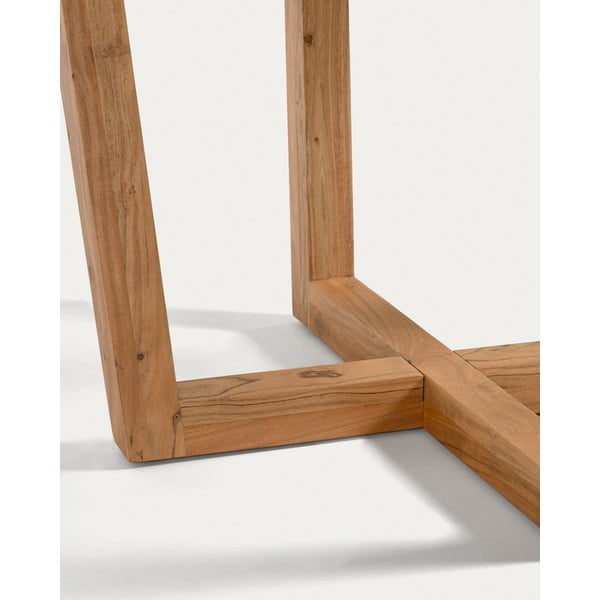 Ümmargune söögilaud akaatsiapuidust ø 120 cm Nahla - Kave Home-image-2