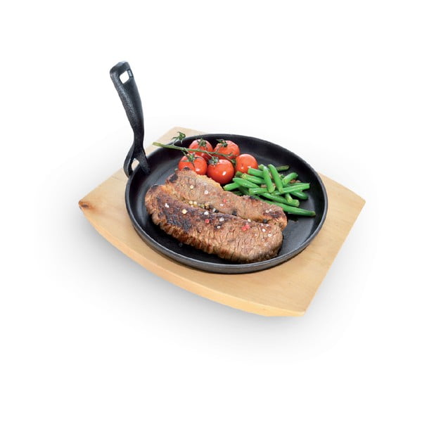 Malmist grillpann eemaldatava käepidemega ø 22 cm LITINA – Orion-image-2