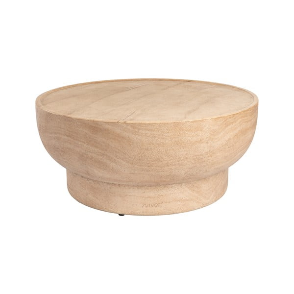 Ümmargune kiviimitatsiooinga diivanilaud ø 80 cm Noble - Zuiver