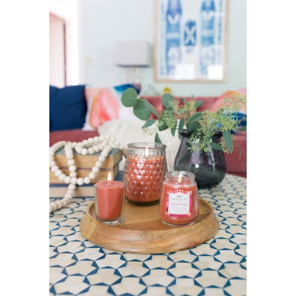 Päikeseloojangu sojavahaküünal, põlemisaeg 30 - 40 tundi. Sugared Sunset - Greenleaf-image-1