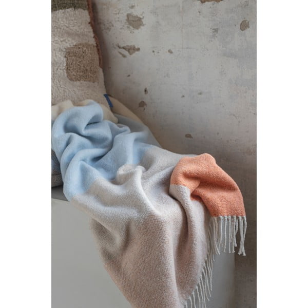 Kollane-sinine pleed 125x190 cm Brick - Mette Ditmer Denmark-image-4