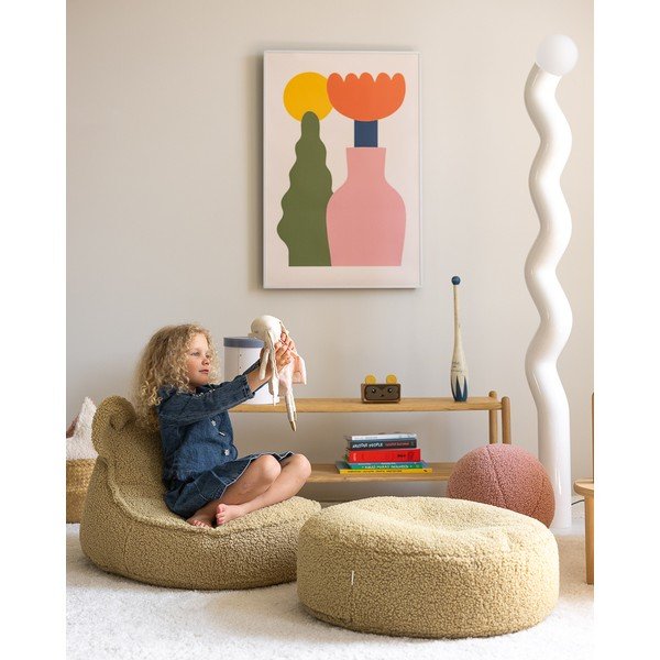 Roheline bukleekangast laste kott-tool Round - Wigiwama-image-1