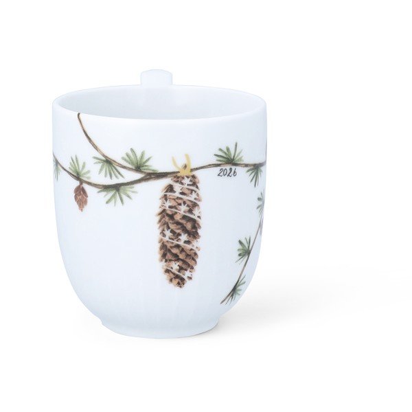 Valge portselanist kruus jõulumotiiviga 330 ml Hammershøi Christmas - Kähler Design-image-2