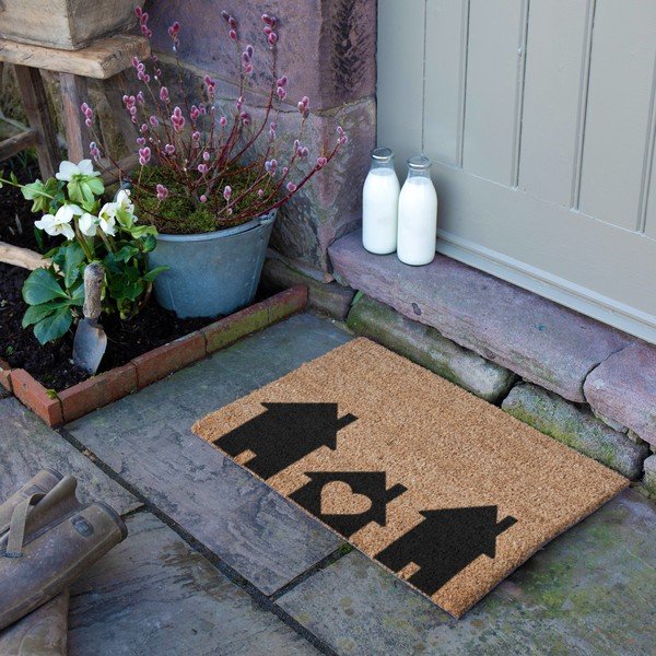 Kookoskiududest matt 40x60cm Home Is Where the Heart Is - Artsy Doormats-image-3