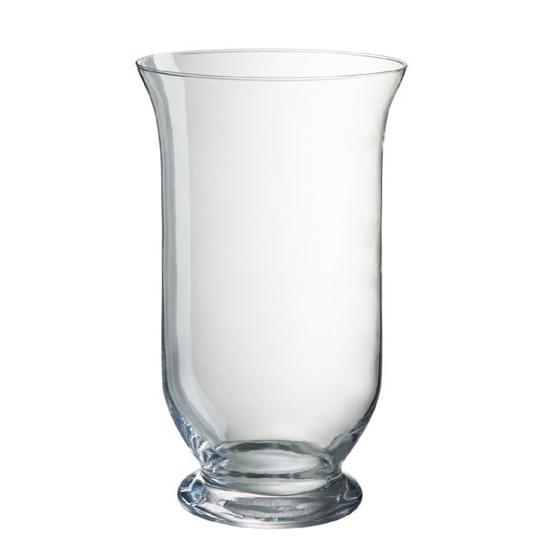 Skleněná váza J-Line Hurric, výška 25 cm