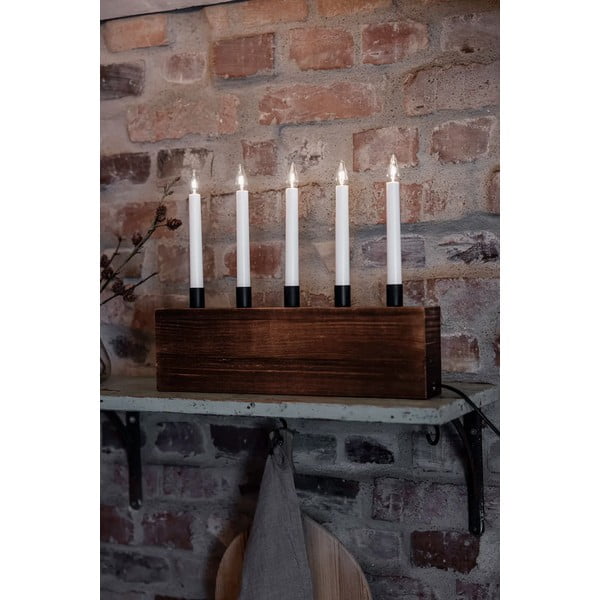 Pruun jõulumotiividega valguskaunistus Albero - Markslöjd-image-1