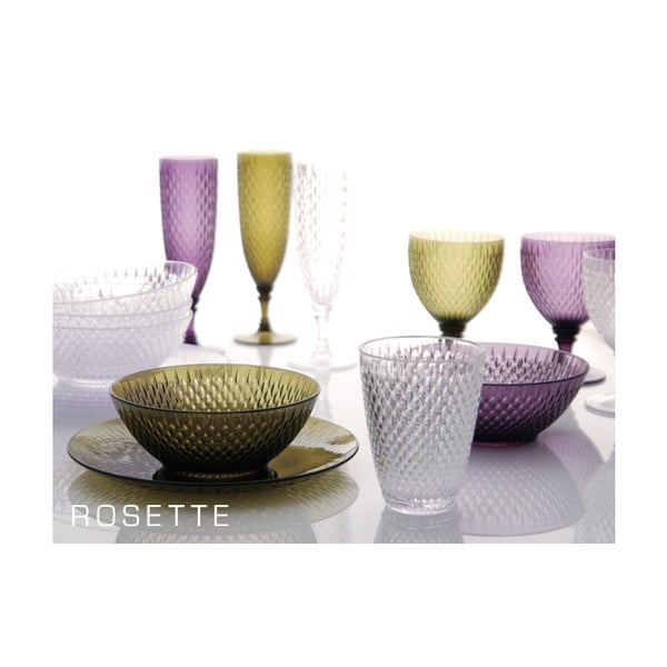 Vinná sklenic Rosette, fialová-image-3