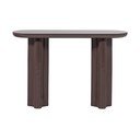 Tumepruun läikiv konsoollaud 35x120 cm Evara - WOOOD