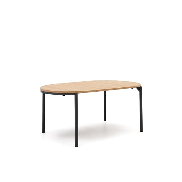 Ümmargune kokkupandav söögilaud tammedekooriga ø 90 cm Montuiri - Kave Home-image-2