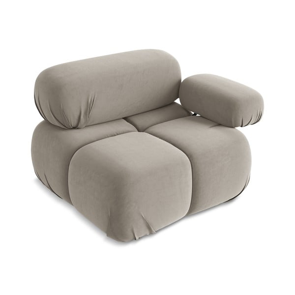 Beež sametist diivanimoodul (paremas nurgas) Lokua - Makamii-image-3