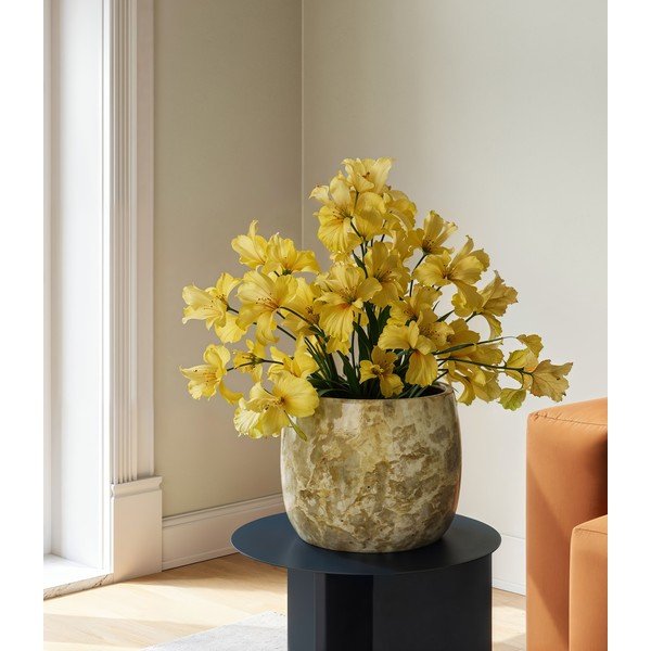 Keraamiline käsitöö lillepoti kate ø 17,5 cm Calliso - Artevasi-image-2