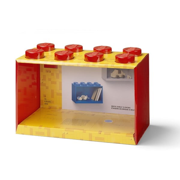 Laste punane seinariiul Brick 8 - LEGO®-image-1