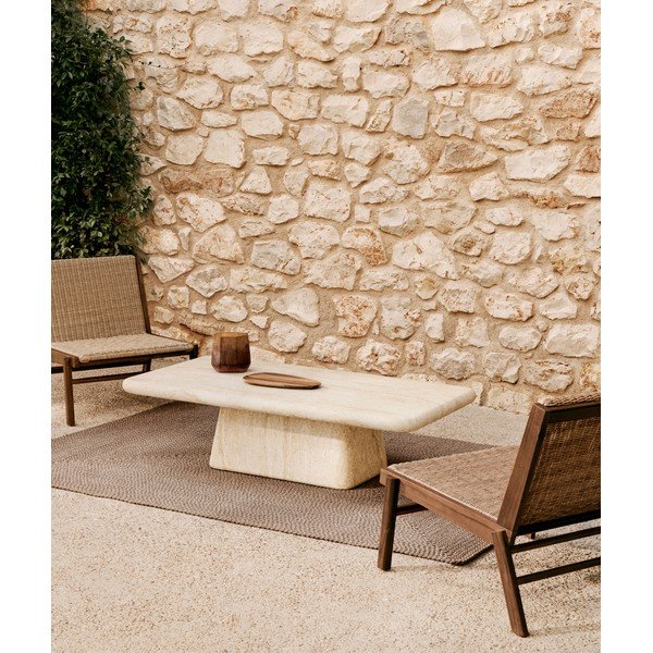 Betoonist aiakohvilaud 70x140 cm Drasi - Kave Home-image-1