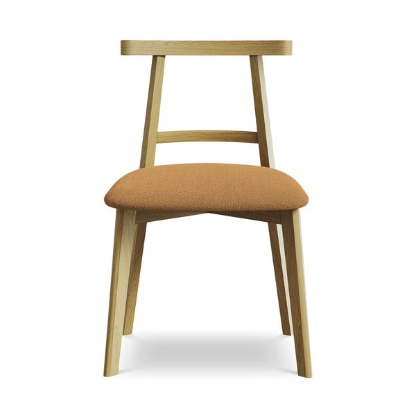 Täispuidust söögitoolid terrakota värvi Ohelo - Makamii-image-1