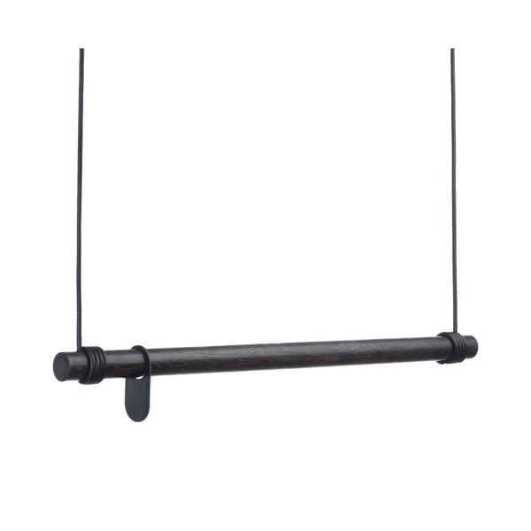 Must seinale kinnitatav tammepuidust riidenagi 80x200x4 cm Swing M - LIND DNA