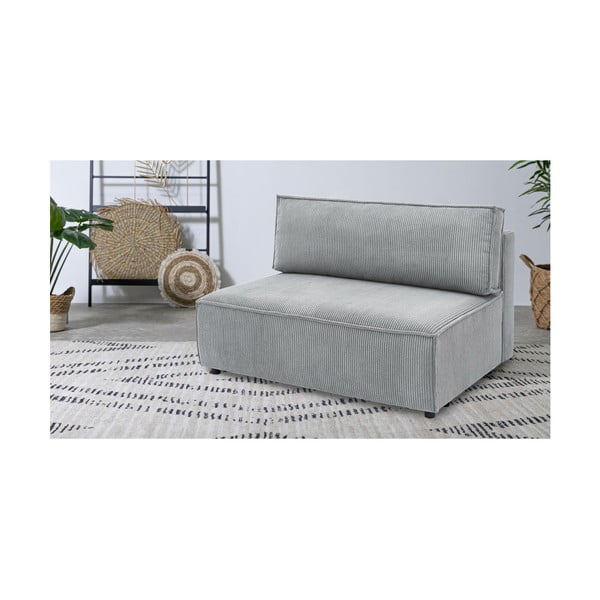 Helehall velvetist diivanimoodul, keskosa  Nihad modular - Bobochic Paris-image-1