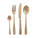 Roostevabast terasest söögiriistad 16 tk kuldset värvi Posate Old - Brandani