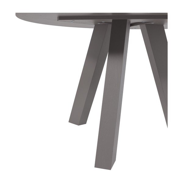 Ümmargune tammepuust söögilaud ø 129 cm Rhonda - WOOOD-image-4