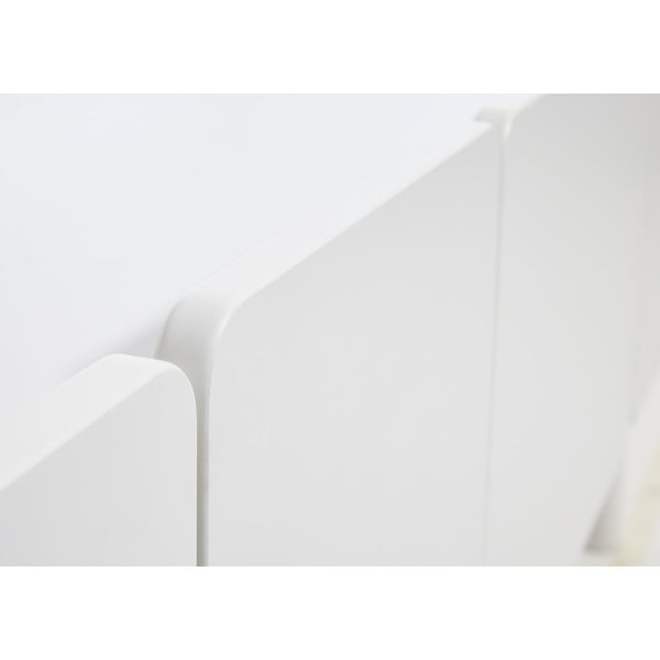 Valge kummut 160x70x45 cm Bera - Unique Furniture-image-4