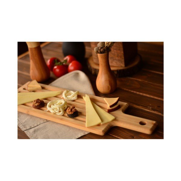 Bambusové servírovací prkénko na steak Bambum Grill, délka 40 cm-image-2
