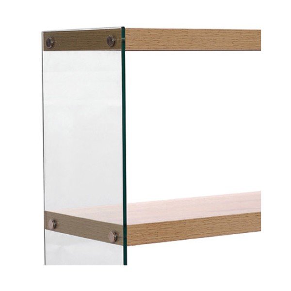 Raamaturiiul tammepuidust 75x120 cm Nancy - Tomasucci-image-1