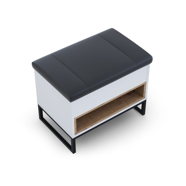 Valge jalatsiriiul koos pingiga Olis - Cosmopolitan Design-image-4