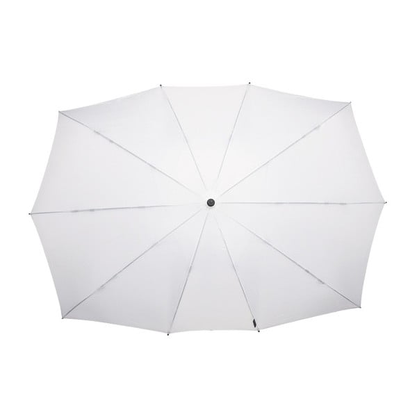 Bílý obdélníkový deštník pro dvě osoby Ambiance Falconetti
