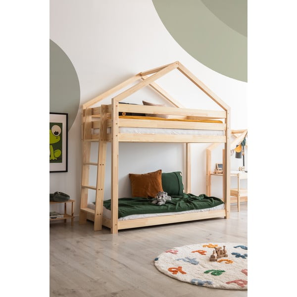 Männipuidust laste narivoodi 90x190 cm - Adeko-image-1