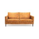 Kollane sametne diivan 153 cm Adagio - Scandic