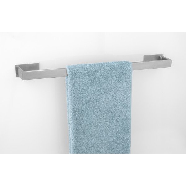 Isekandev roostevabast terasest rätikuhoidja, matt hõbedane Genova - Wenko-image-1