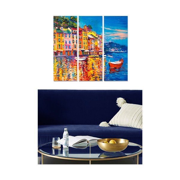 Maalid 3 tk komplektis 20x50 cm Italy - Wallity-image-1