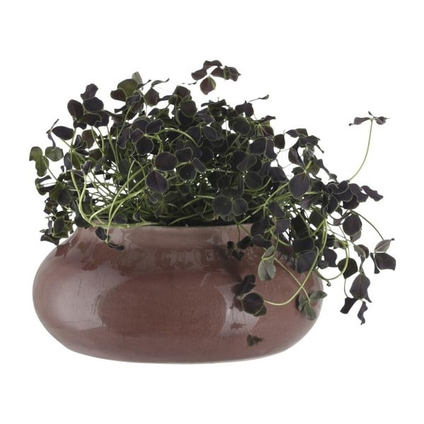 Hnědý kameninový květináč A Simple Mess Beate, ⌀ 17,5 cm-image-4