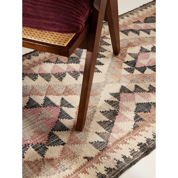 Hall käsitsi kootud džuudist vaip 80x200 cm Roya Parsa - Elle Decoration-image-2