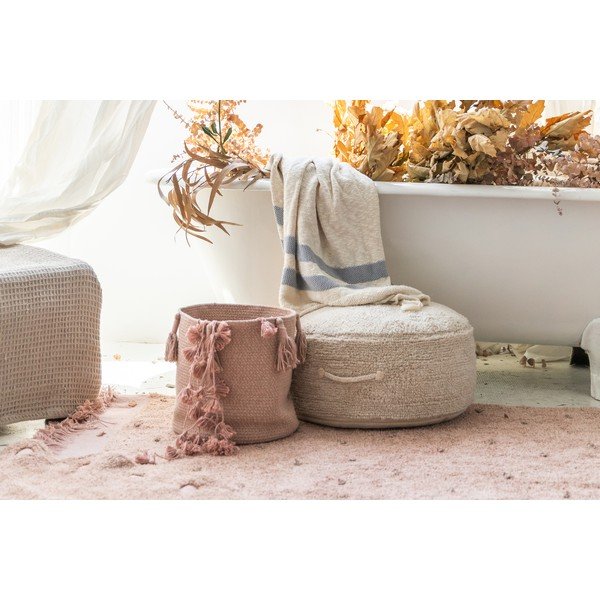 Riidest korv ø 30x30 cm Woody - Lorena Canals-image-1