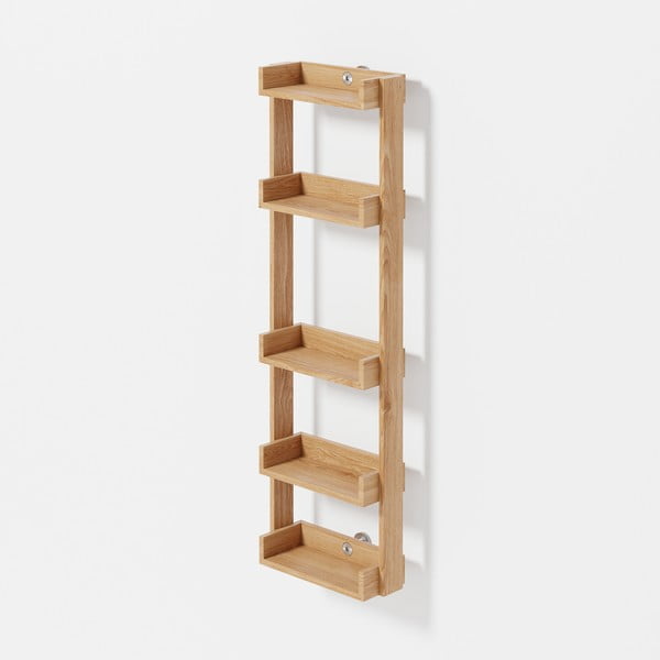 Tammepuidust seinale paigaldatav vannitoariiul Yoku - Wireworks-image-4