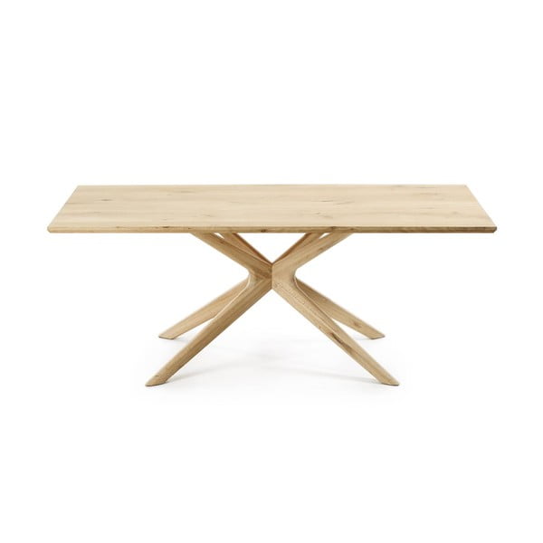 Söögilaud tammespoonist pealispinnaga 100x200 cm Armande - Kave Home