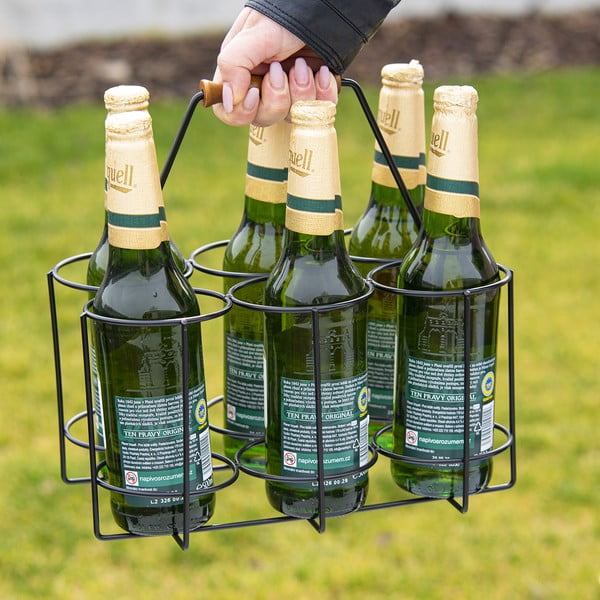 Metallist veinihoidja pudelite arv 6 Radka - Orion-image-1