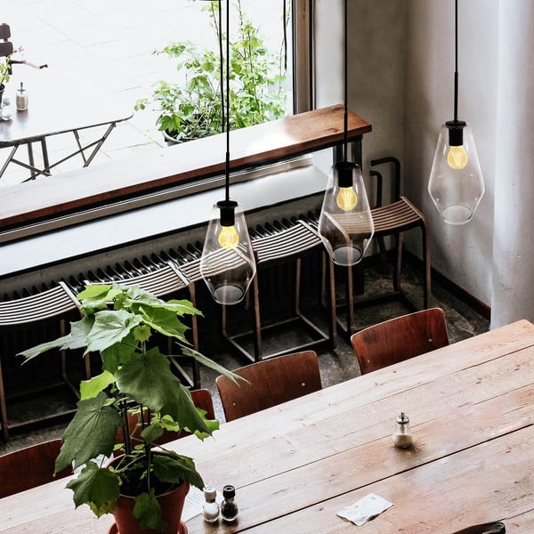 Must rippvalgusti , kõrgus 120 cm Lily - SULION-image-1