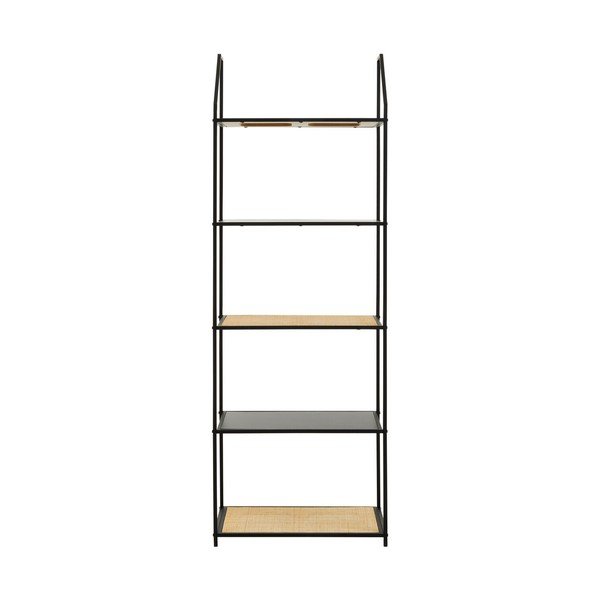 Must/naturaalne metallriiul 61x179x34 cm Depok - Premier Housewares-image-4