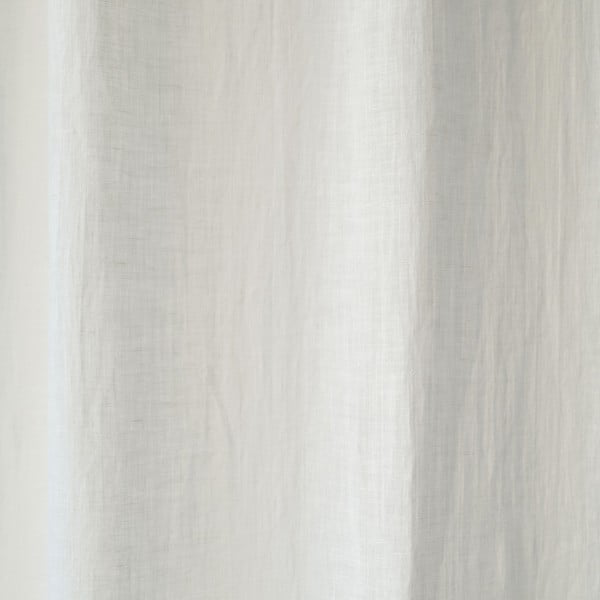 Valge linane kergekaaluline kardin tunneliga Daytime, 250 x 130 cm - Linen Tales-image-2