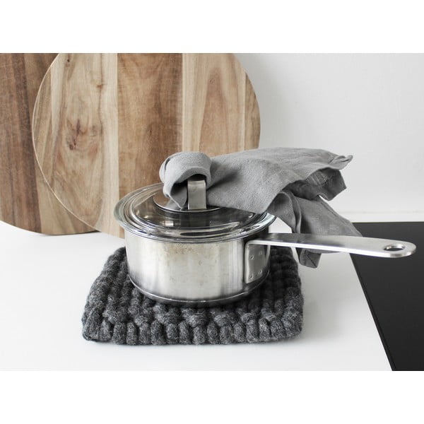 Antratsiitne kootud villaalusemängija Braider Alusemängija, 20 x 20 cm - Wooldot-image-1