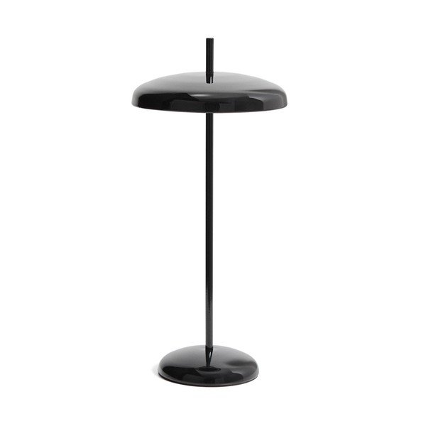 Must hämardatav LED-laualamp metallist varjuga (kõrgus 35 cm) Porte - Kave Home